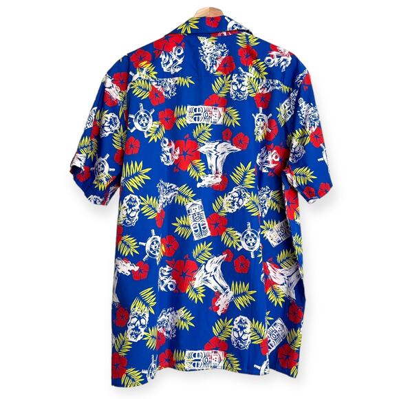 Goonies Dead Man's Isle Sloth Edition First Print Short Sleeve Button Up Mens XL - Picture 2 of 10